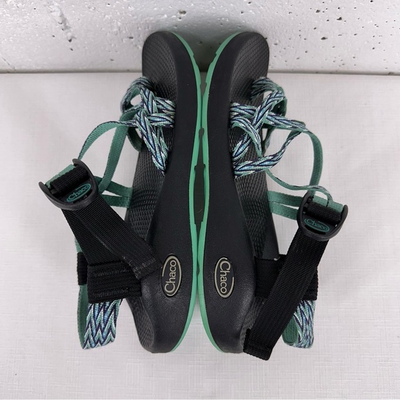 Chaco Women's size 7 ZX2 Yampa Dagger Green Blue Black Sandals - Picture 10 of 15